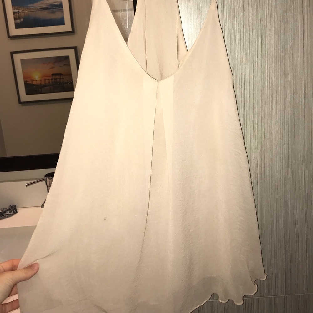 Nude soft flowing tank!
